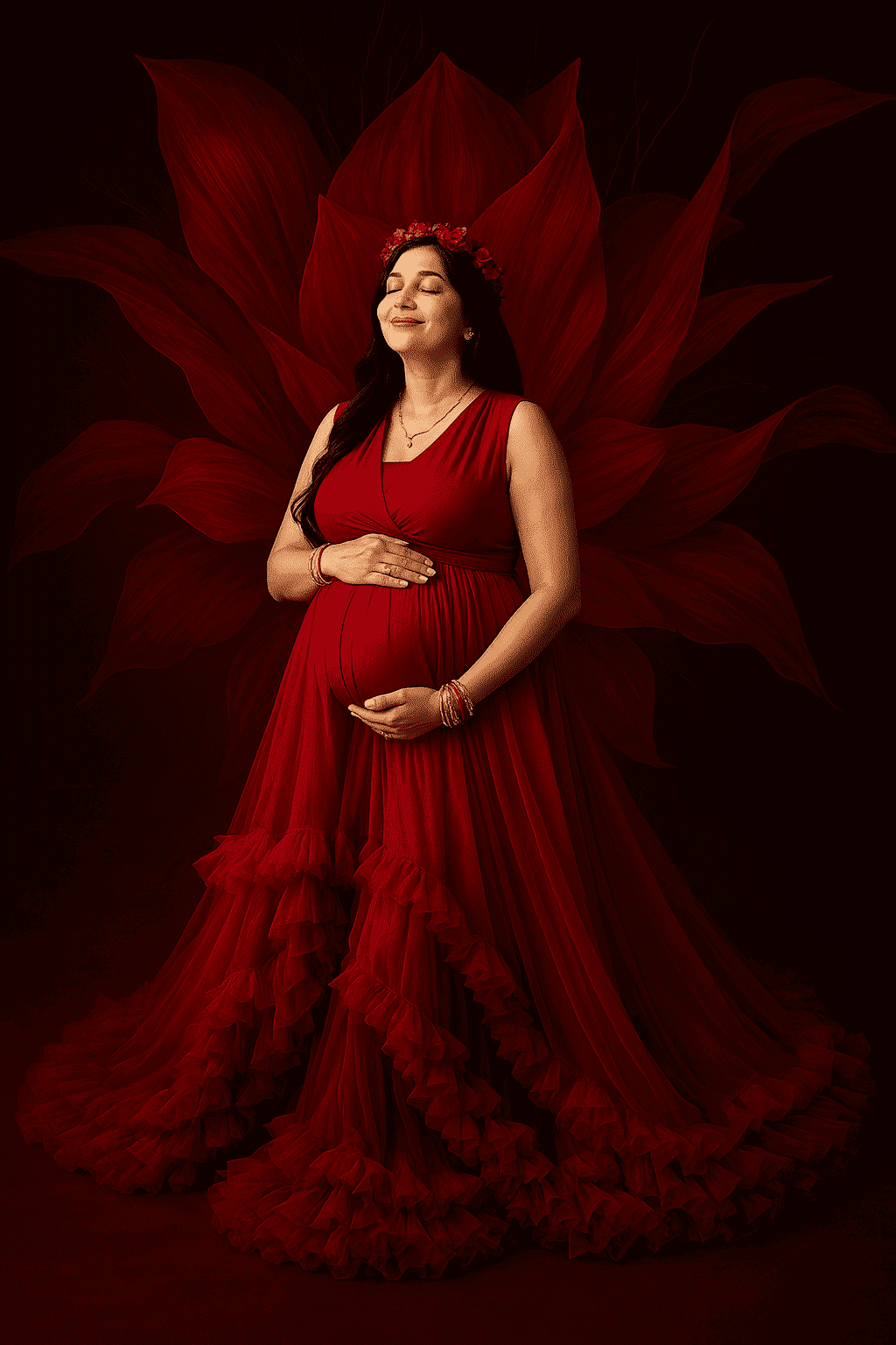 Maternity photoshoot in Ghaziabad - Maternity Portrait 1